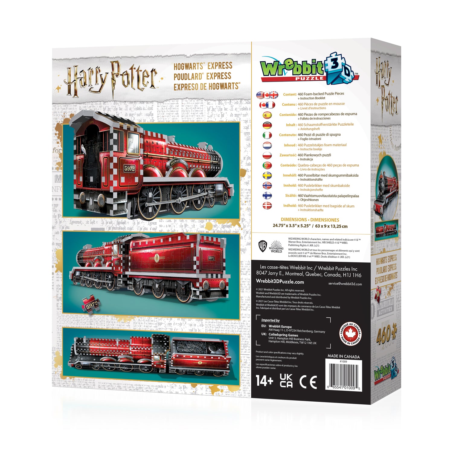 הארי פוטר: Hogwarts™ Express - פאזל תלת מימד 460 חלקים