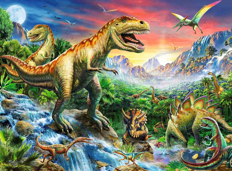 בארץ הדינוזאורים - פאזל 100 חלקים