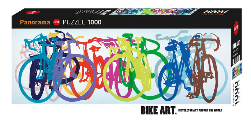אופניים בצבעים, פאזל 1000 חלקים